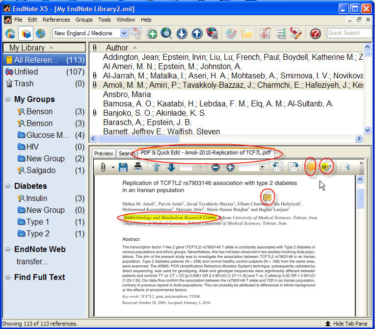 how to use endnote x6 in word